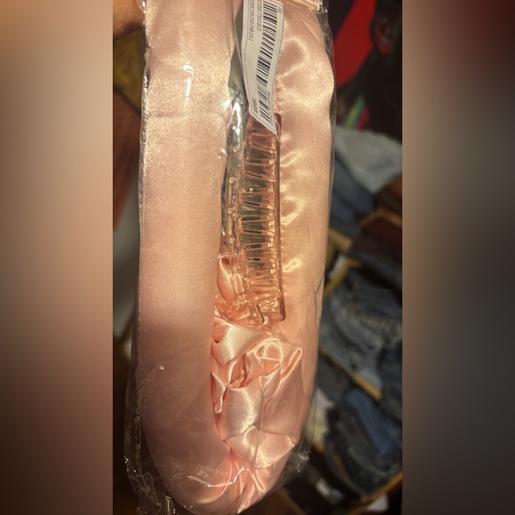 Pink Satin Hair Curling Ribbon - Picture 4 of 4